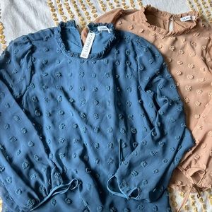Two dressy blouses